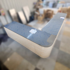 Mostrador de Acero Inoxidable Resistente, Personalizable, Fácil de Transportar, con Iluminación LED, Impermeable, para Cafeterías y Hoteles - Product Image 1