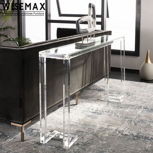 WISEMAX FURNITURE Nordic toletta mobili moderni in acrilico tavoli consolle in vetro di plastica acrilica trasparente per soggiorno - Product Image 5