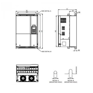 Variateur de fréquence Delta VFD-CP2000 Series VFD750CP43B-00 100HP 75KW 460V 3PHASE I 100% neuf en stock - Product Image 2