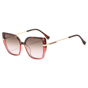 Occhiali da Sole di Lusso 2026 <span class=keywords><strong>per</strong></span> Donna e Uomo, Design Trendy Multicolore con Montatura Grande e <span class=keywords><strong>Gambe</strong></span> in Metallo, Lenti Trasparenti Decorative - Product Image 5