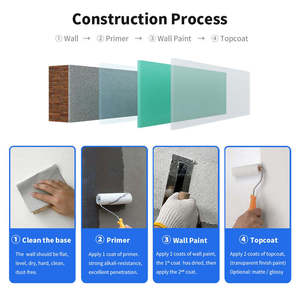 <span class=keywords><strong>Peinture</strong></span> et revêtement mural en pierre de sable couleur Mara, écologique, imperméable, à texture pierre de sable, pour intérieur et extérieur, vente en gros - Product Image 3