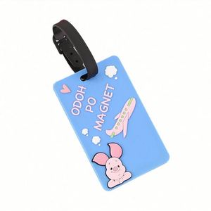 ป้ายติดกระเป๋าเดินทางแบบนิ่มทำจาก PVC ดีไซน์หรูหราและทันสมัย ออกแบบมาสำหรับกระเป๋าเดินทางแบบโหลดใต้ท้องเครื่อง - Product Image 1