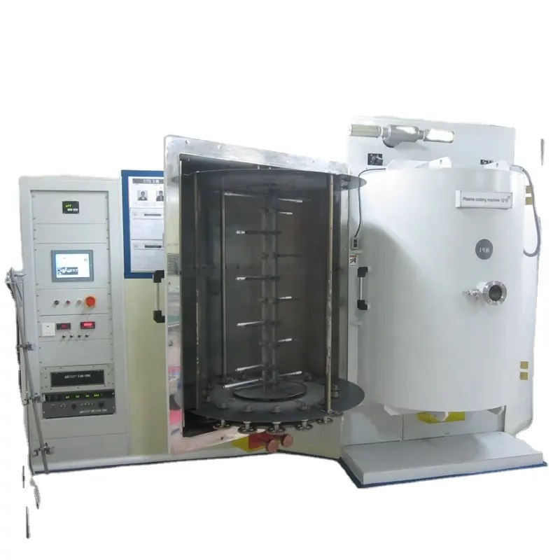 PVD vacuum professional stainless steel plate coating machine carlight 2jigs vacuum coating machine