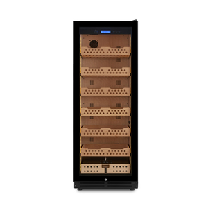 NE-150-8 Fresstanding Single Glass Door Cigar <b>Display</b> Cabinet Spanish Cedar Liner 288L 1200 Cigar Humidor - Product Image 2