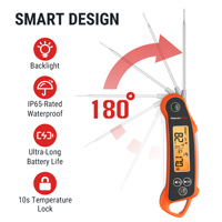 Thermomètre à viande à lecture instantanée Thermopro TP710 pour grillades, four et cuisine, thermomètre alimentaire numérique