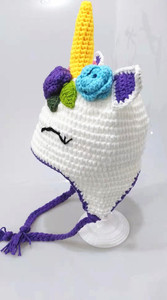 All'ingrosso Cappello unicorno per bambini e bambine Cappello invernale per bambini fatto a mano Cappello simpatico per piccoli fan dei Pony - Product Image 5