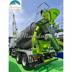 Zoomlion新品ハイブリッド電気ディーゼルトラックミニポータブル8*4 2m3 8m3泥セメント自動コンクリートパンミキサー混合タンク付き - Product Image 5