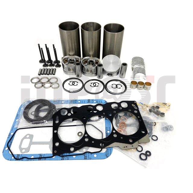 New Rebuild Overhaul Kit With Piston Rings Gasket for Yanmar 3TNE68 Engine