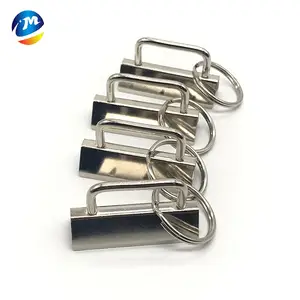 Clip de cola de hierro Llavero Fob Llavero de pulsera de algodón con anillo dividido Empaquetado en bolsa Producto de hardware - Product Image 6