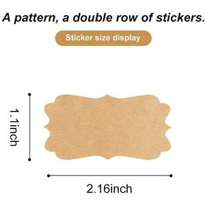 Tùy chỉnh thực tế thân thiện với môi nước hòa tan nhãn dán Nhãn kraft cuộn nhãn cho vitamin chai nhãn dán phù hợp với giấy dính - Product Image 4