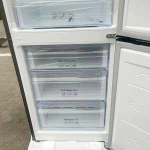321L Free Combination <b>Refrigerator</b> Glass Metal Even Cooling <b>Refrigerator</b> Freezer Vertical Household <b>Refrigerator</b> L - Product Image 3