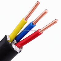 Câble d'alimentation Nym avec isolation et gaine en PVC, câble en cuivre 5 conducteurs de 10 mm²