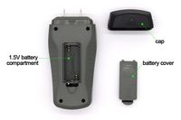 TEARERTECH TL-MT18 Alat Ukur Kelembapan Kayu Digital LCD Tipe Jarum untuk Kayu, Karton, Lantai & Material Dinding Komposit