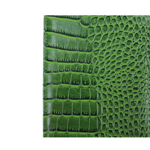 Porte-carte de score de <span class=keywords><strong>golf</strong></span> en cuir de couleur style alligator, accessoires pour carnet de score et livre de yardages - Product Image 4