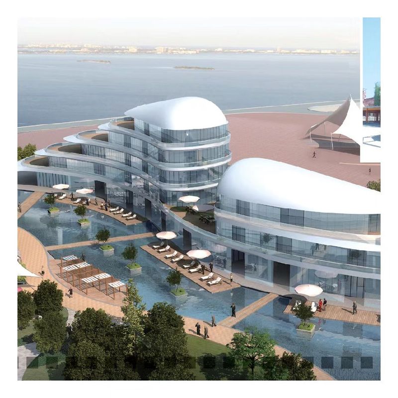 Prefabricated Modern 3 Story Prefab Structural