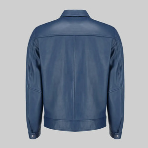 Veste décontractée d'hiver en cuir de mouton véritable respirant avec fermeture éclair The Icon par Gilani Brown - Product Image 2