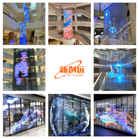 Pantalla LED Transparente para Interiores P3.91-7.82, Malla Invisible para Centros Comerciales, Exhibiciones, Escaparates y Ventanas, para Publicidad
