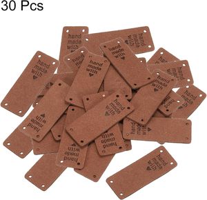 Nouveau design de badges brodés en cuir PU personnalisables (couleurs et tailles) pour écussons thermocollants - Product Image 2