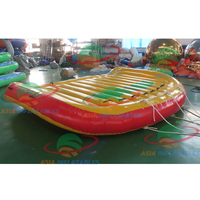 Vente flash : Jeux aquatiques gonflables pour 4 personnes, tube de ski gonflable fou, bateau UFO