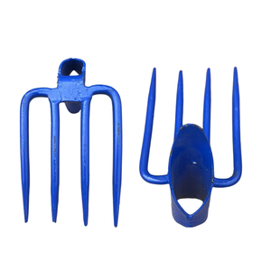 Râteau à quatre dents pour l'entretien et le nettoyage des voies ferrées, nettoyage du ballast ferroviaire, râteau à quatre dents pour l'entretien des voies en acier - Product Image 4