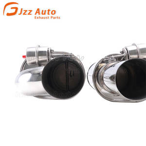 Universele uitlaatdemper met klep 76mm cutout 212x152mm behuizing roestvrij staal uitlaatdemper uitlaatklep 2 stuks dempers 1 stuks regelaar - Product Image 5