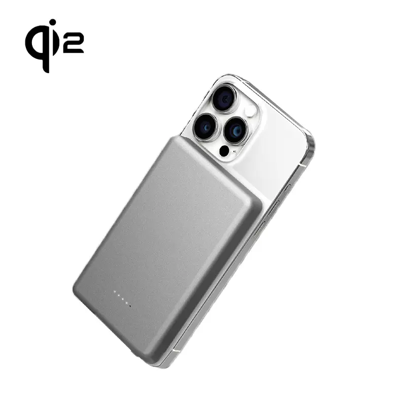 최신 Qi2 10000mAh 고속 마그네틱 15W 무선 PD 20W 슬림 알루미늄 마그네틱 전원 배터리 팩 아이폰 용