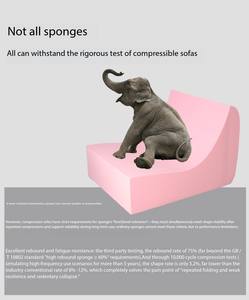 Sofá Cama Individual de Esponja Comprimida al Vacío, Estilo Informal, con Funda Lavable para Sala de Estar - Precio de Fábrica/Venta al Por Mayor - Product Image 3