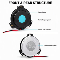 Samtromic YD78-01online Promotion Transducteur Tactile Mini Bass Shaker Haut-parleur à Vibration pour Basse DIY Home Cinéma Canapé Siège de Voiture