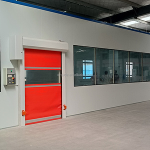 <span class=keywords><strong>Porte</strong></span> roulante en <span class=keywords><strong>PVC</strong></span> à grande vitesse avec fenêtre transparente - <span class=keywords><strong>Porte</strong></span> de sécurité automatique pour entrepôt, salle blanche et usine - Product Image 3