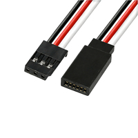 Câble d'alimentation ESC Y-Splitter pour modèle RC, connecteur d'extension de servo de drone JR, connecteur DuPont 2,54 mm à 3 broches
