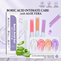 Kit de Nettoyage Intime OEM Équilibrant le pH, Réducteur d'Odeurs, Blanchissant, Suppositoires Vaginaux à l'Acide Borique, Gel Moussant et Spray 100% Naturel