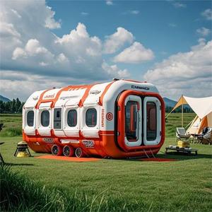 Portable Outdoor Camping Inflatable Tent Foldable Sunshade Waterproof <b>Travel</b> Air Column Four-season UV-Resistant Quick Automatic - Product Image 6