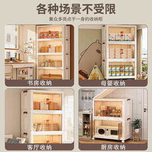 Clothing Organizer Storage Boxes Rectangle Foldable Dustproof Plastic With <b>Wheels</b> For Home Use Bedroom Living Room - Product Image 4