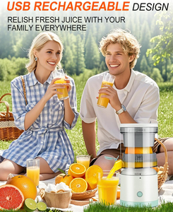 Exprimidor de Frutas Eléctrico Portátil Multifuncional de Bajo Ruido, USB, 500 ml, Plástico, para Smoothies, Ecológico, para Autocaravanas, Coches, Hogares y Hoteles - Product Image 2