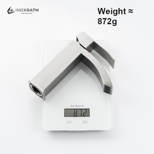 Vòi nước thác nước UPC Sus304 Griferia Torneira Cozinha, vòi chậu rửa mặt màu đen mờ, vòi lavabo CUPC - Product Image 4