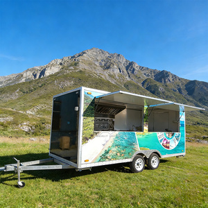 OEM <b>Bar</b> Truck Barbecue Carts Concession Coffee Food Trailer for Sale - Product Image 4
