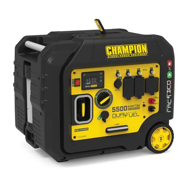 Champion Silent Generators Pure Wave 4KW Camping Quite Inverter Generator Dual Fuel LPG Gasoline Portable for Home Use