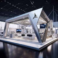 Stand d'exposition moderne MEGA, assemblage modulaire pour boutique éphémère, événement commercial, design tendance
