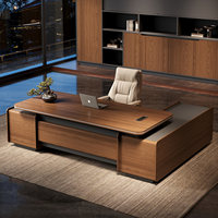 Chaise de bureau de direction haut de gamme de luxe léger, design minimaliste moderne, en panneau de densité