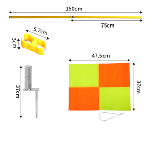 Banderas de Esquina para Fútbol con Logotipo Personalizado Disponible a Bajo Precio, Postes Marcadores de Slalom para Entrenamiento de Fútbol Escolar - Product Image 4