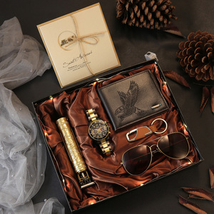 Idées de coffrets cadeaux d'entreprise personnalisés, cadeaux promotionnels d'affaires, montre à quartz, tondeuse à cheveux, portefeuille, lunettes de soleil, boîte <span class=keywords><strong>cadeau</strong></span> <span class=keywords><strong>pour</strong></span> hommes - Product Image 3