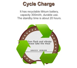 Quán cà phê hàng đợi phân trang Coaster beeper 1 cơ sở 10 Buzzers không thấm nước rung không dây bồi bàn Hệ thống gọi điện thoại máy nhắn tin cho nhà hàng - Product Image 4