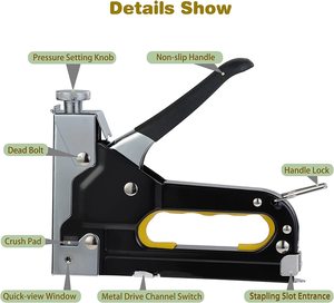 Mini <span class=keywords><strong>grapadora</strong></span> hecha a mano, pistola de grapas personalizada a granel - Product Image 3