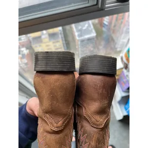 Stivali da cowboy Ariat in pelle marrone per bambini, taglia 3 - Product Image 3