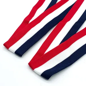 Cintura elastica con striscia di alta qualità per la personalizzazione bella fascia elasticizzata a righe con nastro elastico nastro in gros-grain a righe