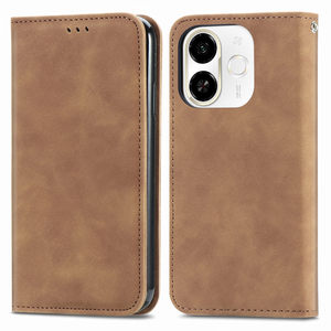 กระเป๋าหนัง PU แบบฝาพับย้อนยุคสำหรับ30C tecno Spark 5G, สำหรับ tecno Smart 9กระเป๋าสตางค์ฝาครอบเคส PU - Product Image 4