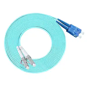 MPO Fiber optik kablo LC SC FC ST Fiber optik yama kablosu bağlantı kablosu OM3 OM4 özelleştirmek