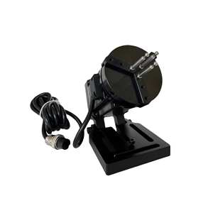 Eje giratorio Mini D70, con cuerpo y mandril de aluminio 6061, acciona directamente un motor paso a paso híbrido 60, utilizado para grabado de tubos. - Product Image 2