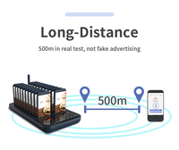 Buzzer de restaurant sans fil 315 MHz 433 MHz avec portée de 500 m, capacité de 999 bipeurs, certifié CE ROHS IP65