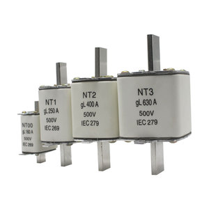 Предохранитель NT NH (NT00C NT00 NT0 NT1 NT2 NT3 NT4 NH00C NH00 NH0 NH1 NH2 NH3 NH4) gL160A 250A 400A 630A - Product Image 1